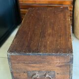 Old vintage wooden chest