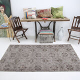 Tapis turc gris affligé 206x114cm