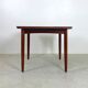 Square dining table in palisander by Lübke, 1960