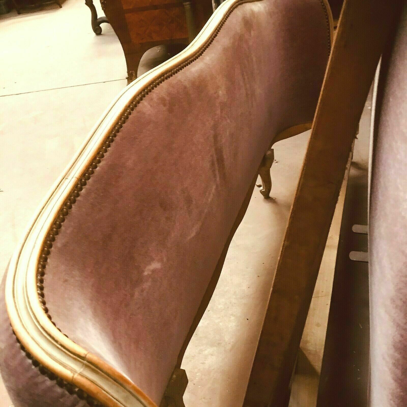 Louis XV-style basket bed in 20th century cerus oak