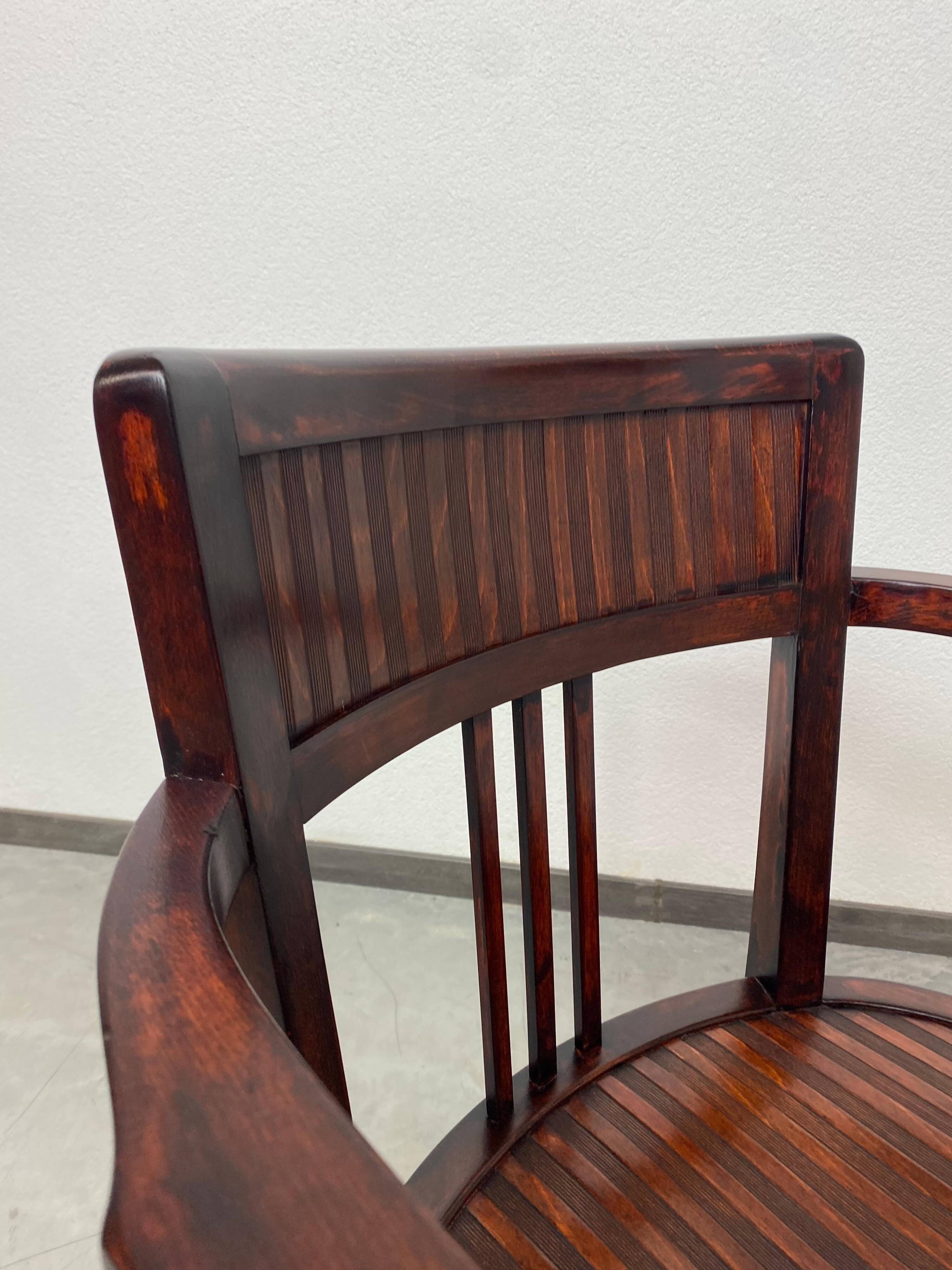 Art Nouveau office chair