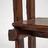 Pair of rustic Wabi Sabi Chairs, 1950s