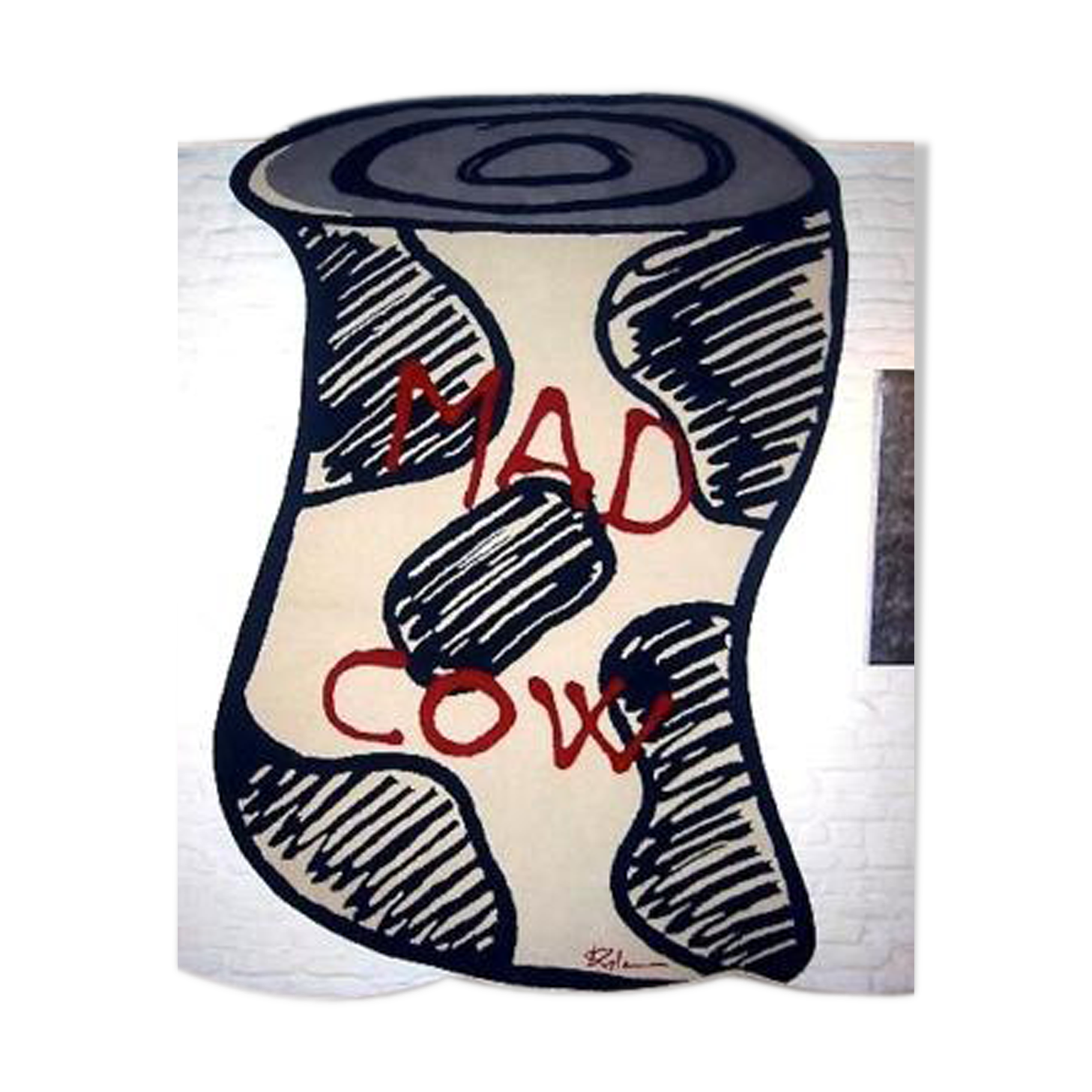 Carpet Mad Cow by Henry Kalam