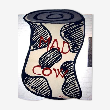 Carpet Mad Cow by Henry Kalam