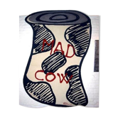 Tapis Mad Cow par Henry Kalam