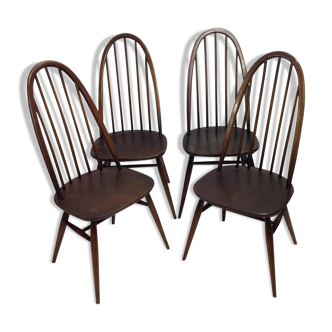 Série de 4 chaises ercol