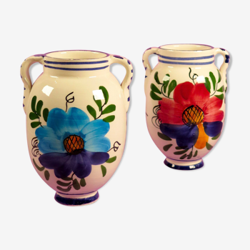 Lot de deux vases petits les orientaux