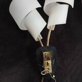 Modernist wall light sconces 1950s 60s design lamp dlg arlus lunel