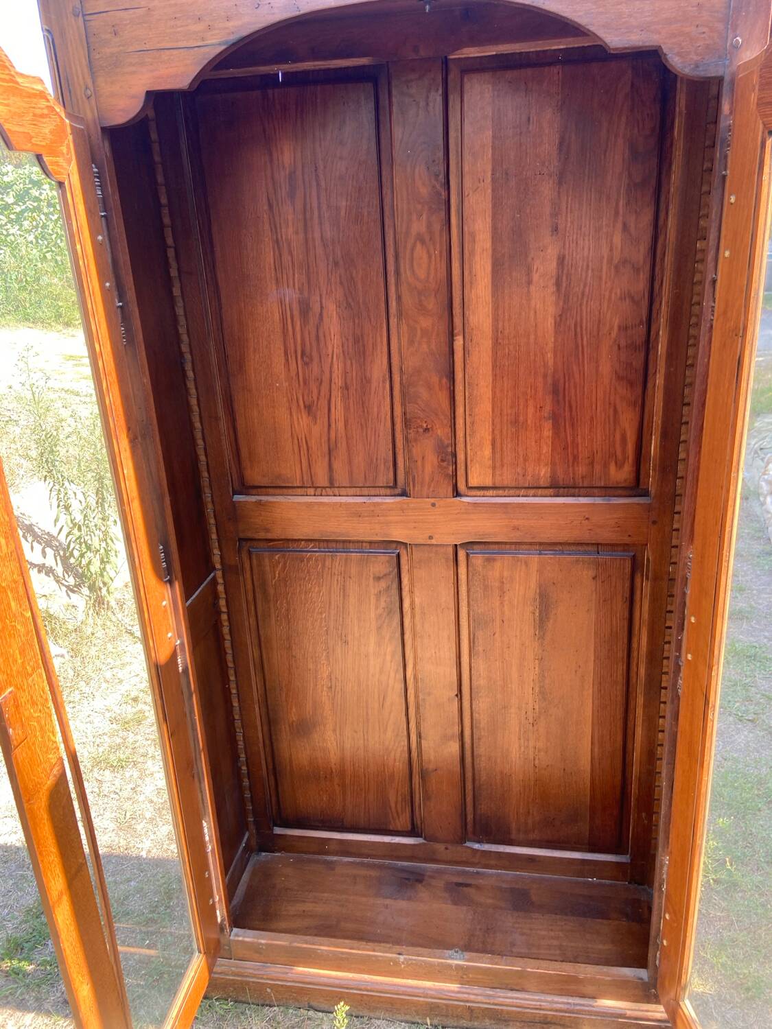 Late 19th century glass-fronted bookcase