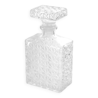 Star pattern rectangle whiskey decanter