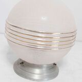 1950 ball ceiling light with golden grooves d19cm