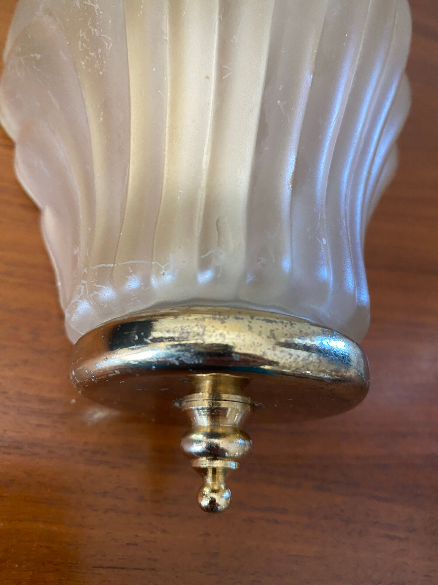 Pair of Art Deco shell wall lights