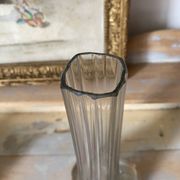 Vase en verre soliflore années 50-60