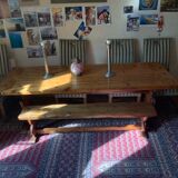 European farmhouse dining set