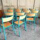 Lot de 13 chaises d'école adulte Mullca
