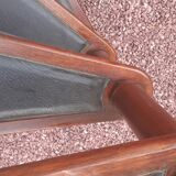 Vintage library staircase