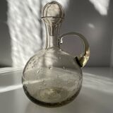 Bubble glass carafe