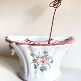 Wall-mounted flower stand, Segries Workshops, Moustiers, France