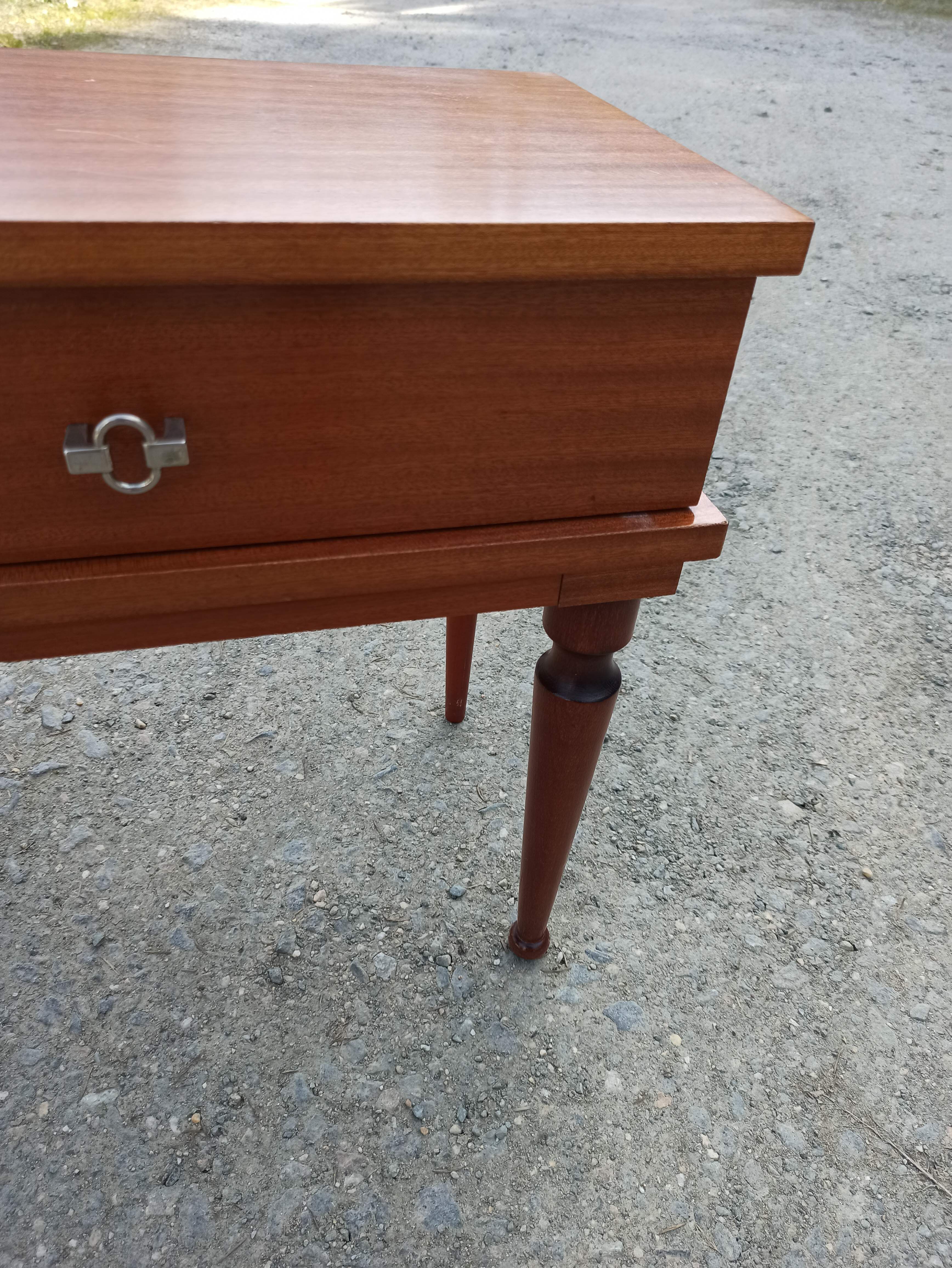 Pair of 50s Scandinavian style bedside tables