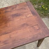 Table de ferme à repas à manger sam en bois massif 1 tiroir 1930 209x80cm