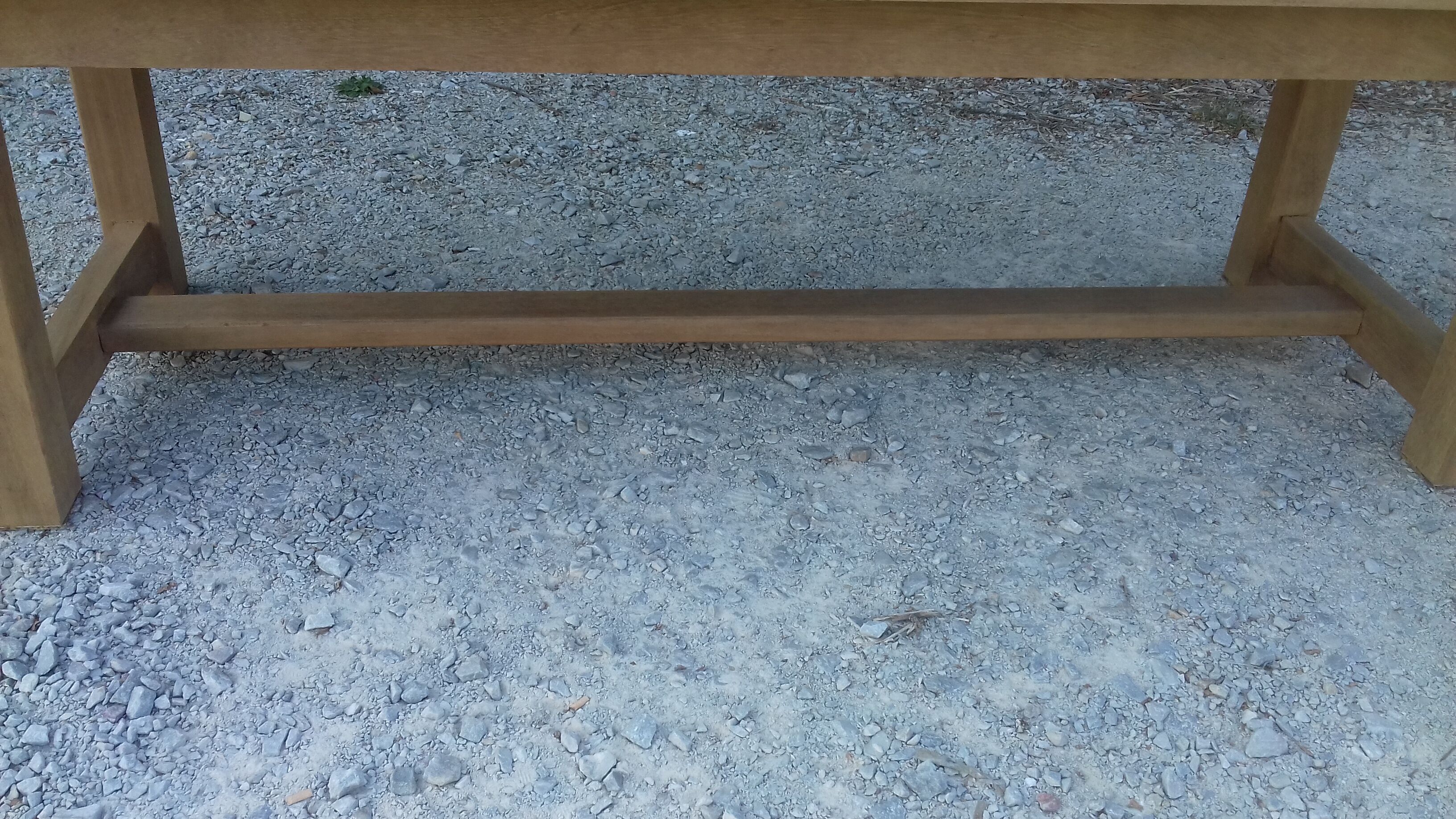 Farm table in solid cherry