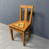 Set of 2 painted Swedish chairs