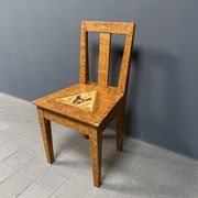 Set of 2 painted Swedish chairs
