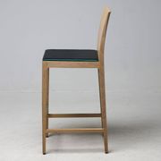 Set of six beech bar stools "Anna" by Crassevig, Italy, 1990s.