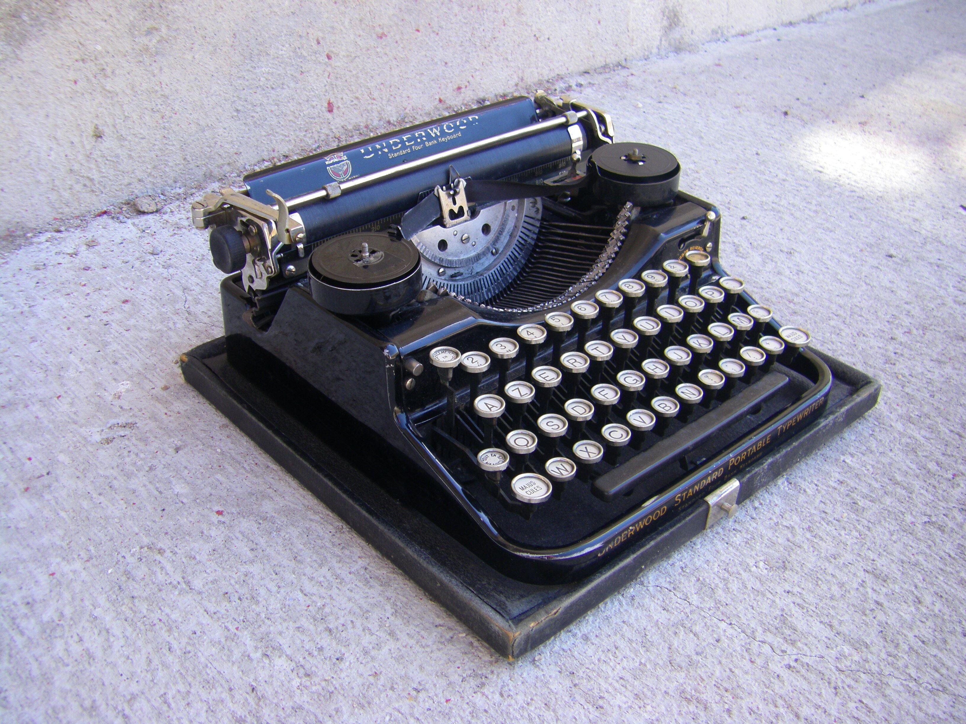 Underwood typewriter