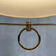 Suspension in lacquered metal and brass, france 1950