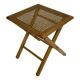 tabouret de table d'appoint vintage style thonet sangles
