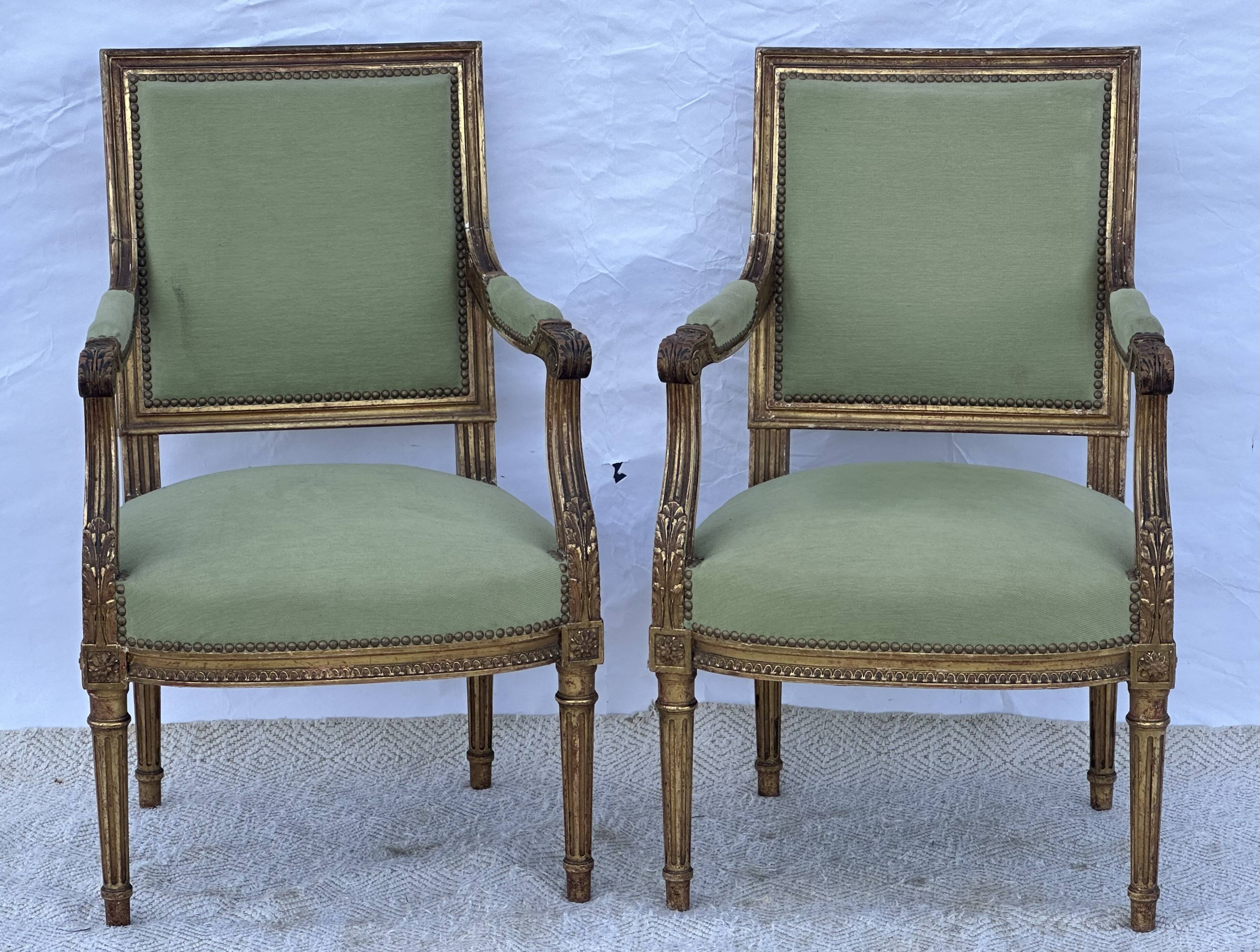 Pair of armchairs