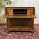 Commode secrétaire anglaise 19ème en acajou