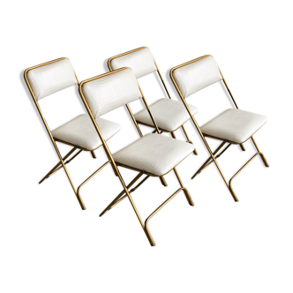 Chairs folding vintage restored