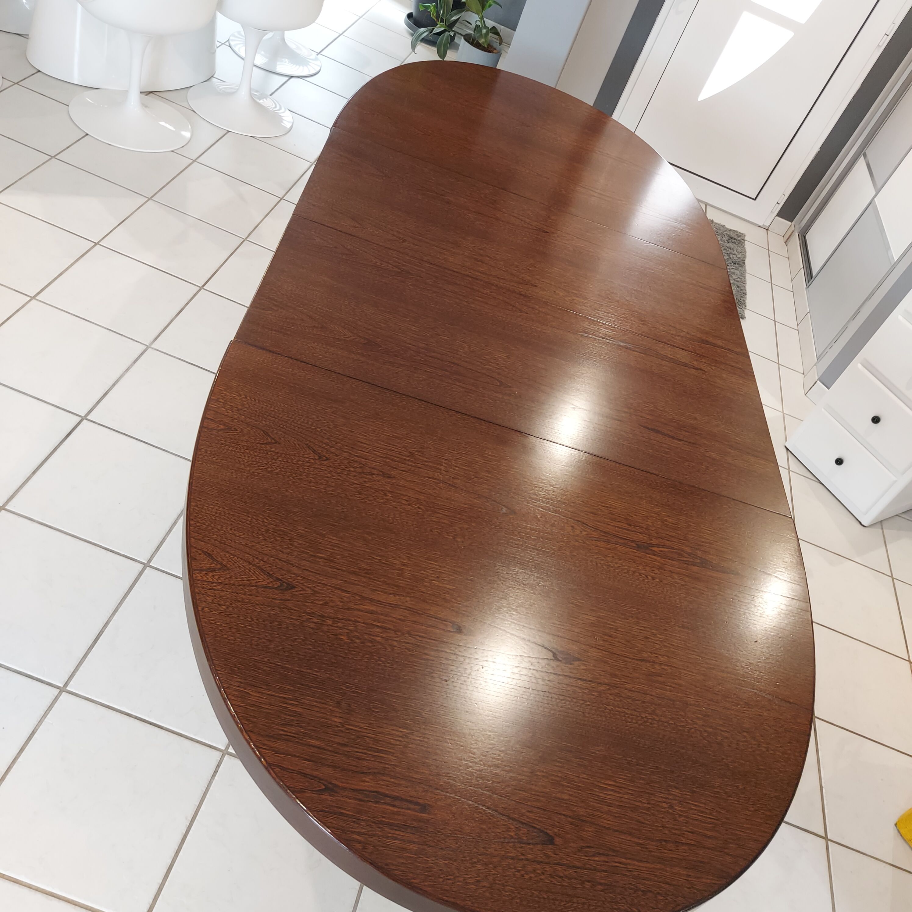 Vintage Baumann house extendable table 1970s