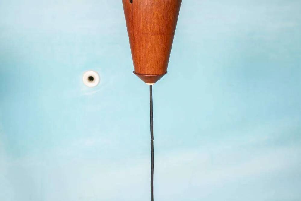 Vintage Temde lighting suspension, mid-century suspension from the sixties.