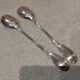 2-piece silver-plated salad serving set, Ercuis Lauriers goldsmith