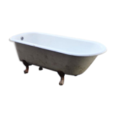 Bathtub early 20th century on a rounded base
