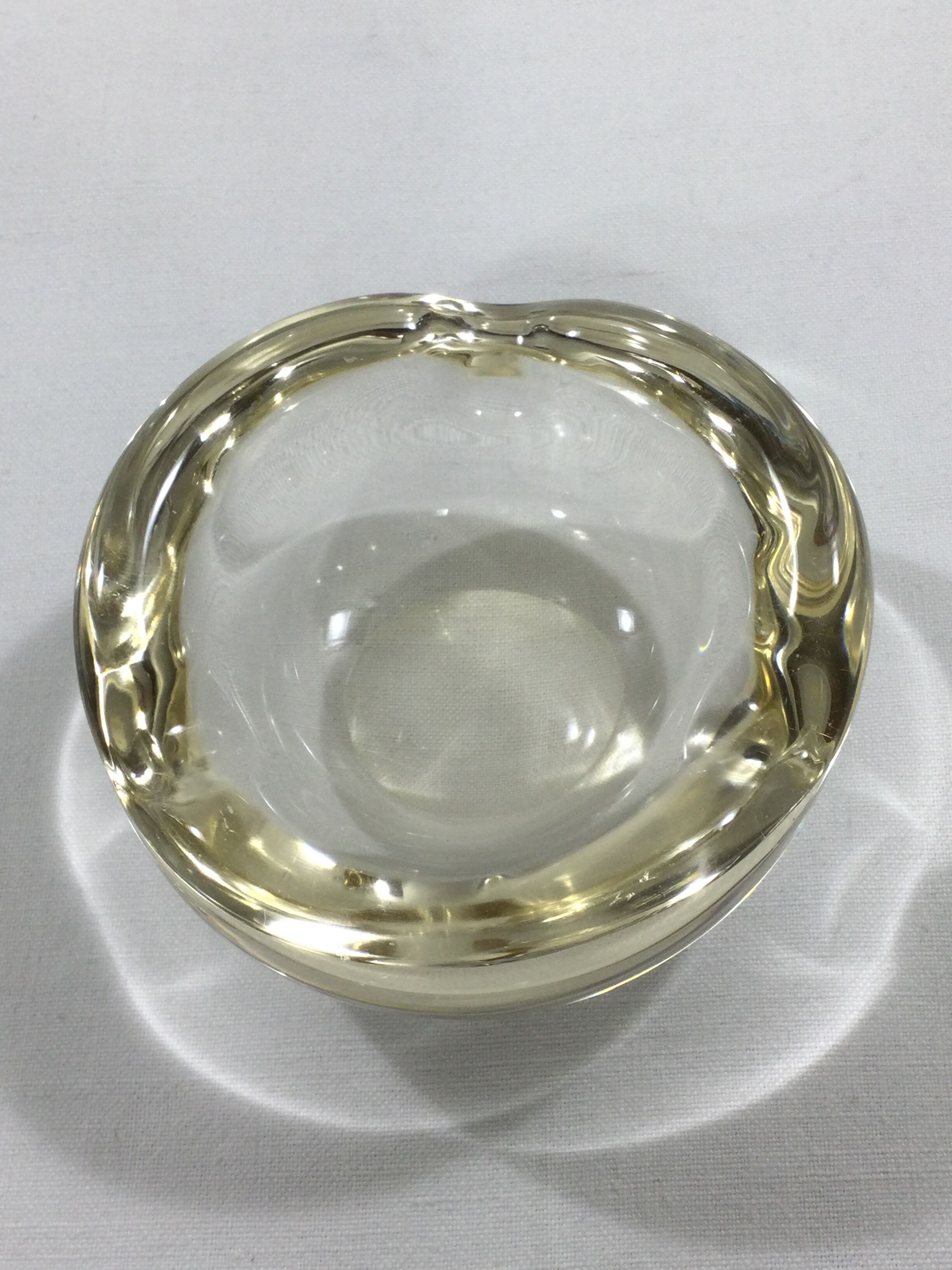 Cendrier en cristal de Daum