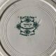 3 flat plates in St. Amand ironstone, Anémone service