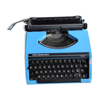Sperry Remington Blue Franc Typewriter