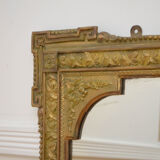 Victorian giltwood wall mirror - 112x121cm