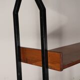 Vintage modular bookcase in wood and metal, Italy, 1960