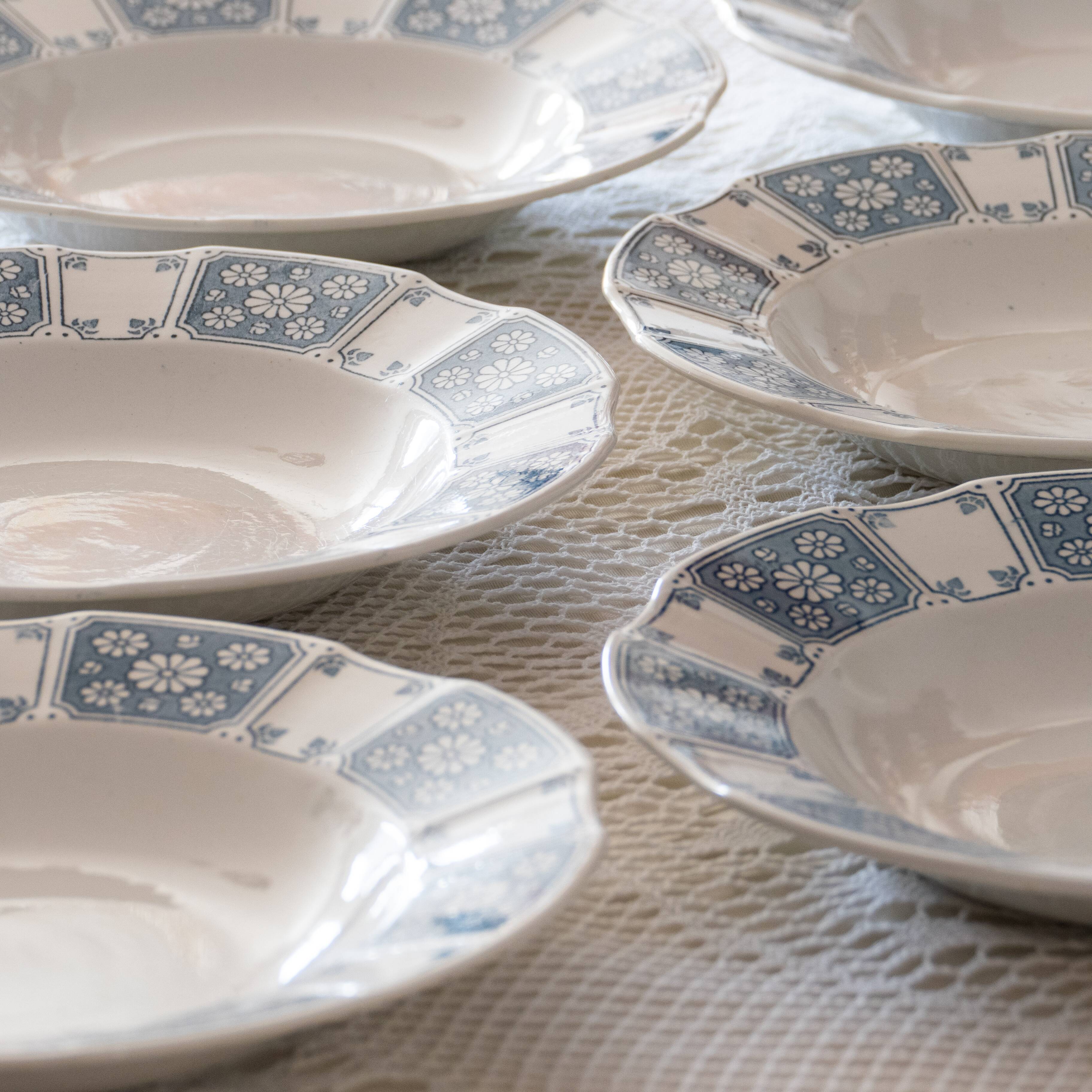 6 grandes assiettes Villeroy & Boch Herman Terre de fer