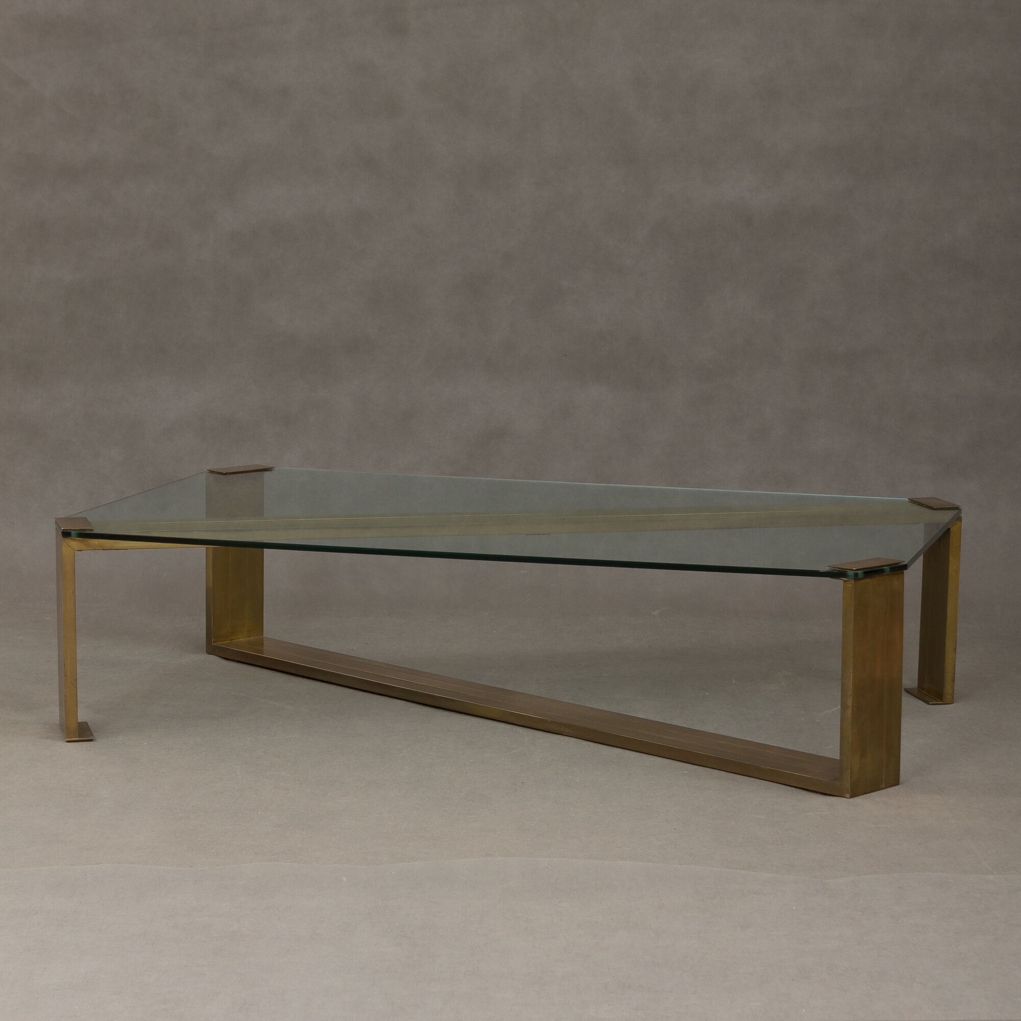Romeo Rega brass coffee table