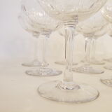 12 cups a champagne in Baccarat crystal, 1920