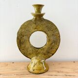 Moroccan terracotta candle holder