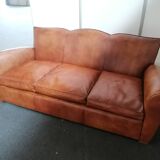 Old restored club sofa