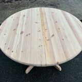 Extendable round dining table Rainer Daumiller for Hirtshals Sawaerk 185