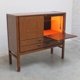 N-Line 'Team Program 500' double bar cabinet in wenge, 1966